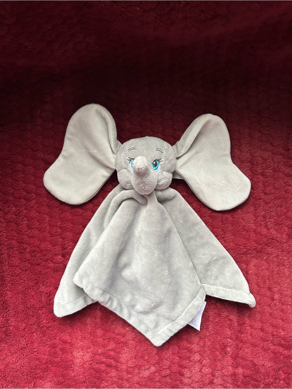 Disney Baby Security Blanket Dumbo Elephant Soother Nursery Comfort Cozy Lovey